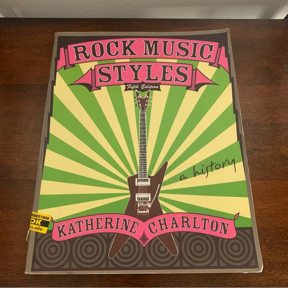 Rock Music Styles Fifth Edition by Katherine Charlton paperback music book